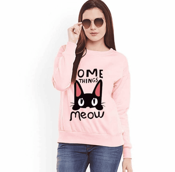 Some Thing Meow Funky Sweatshirt Some Thing Meow Funky Sweatshirt